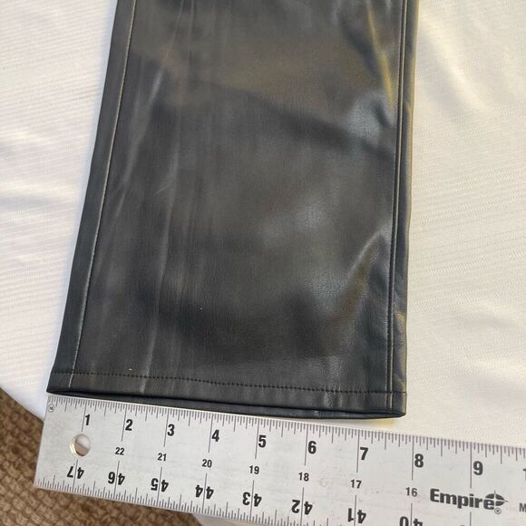 PISTOLA Black Faux Leather Pants Size 27 - Picture 5 of 8